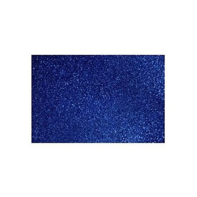 Goma Eva Purpurina 50x70cm - Azul Oscuro - Pack 10