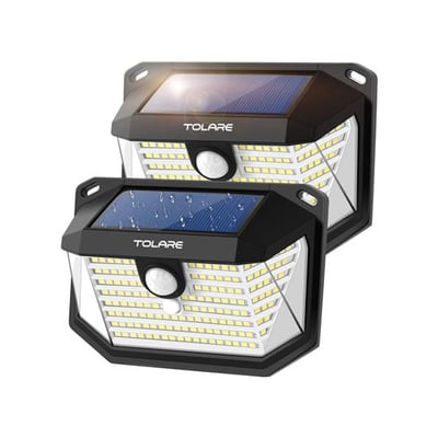 Luz solar com sensor de movimento - 2 unidades
