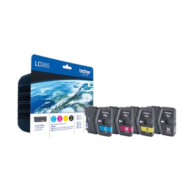 Cartucho de tinta Original Brother LC985 Pack 4 Colores
