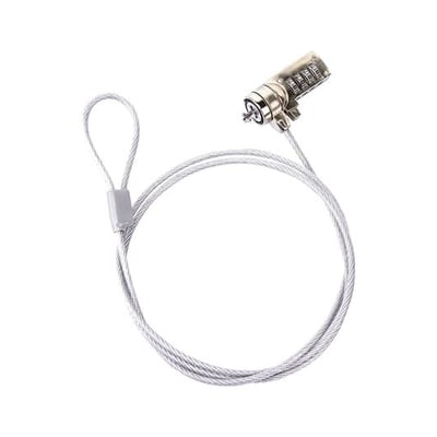 Cable de Seguridad de Acero para Portátil 1.80mt