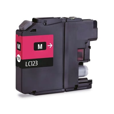 Tinteiro Compatível Brother LC123 Magenta Versão 3