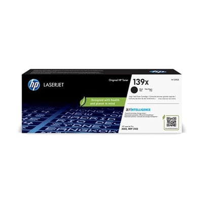 Toner Original HP 139X (W1390X) Preto