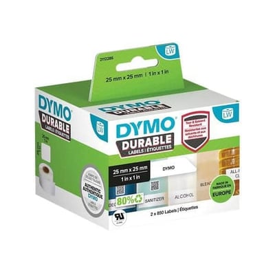 Fita Dymo Etiquetas 25mm x 25mm
