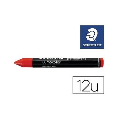 Craião Permanente Lumocolor Omnigraph 236 Vermelho