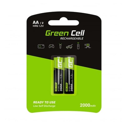 Pilhas Recargables Green HR06 AA 1.2V 2un