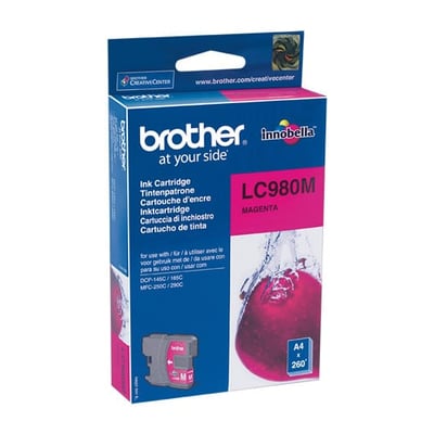 Cartucho de tinta Original Brother LC980 Magenta