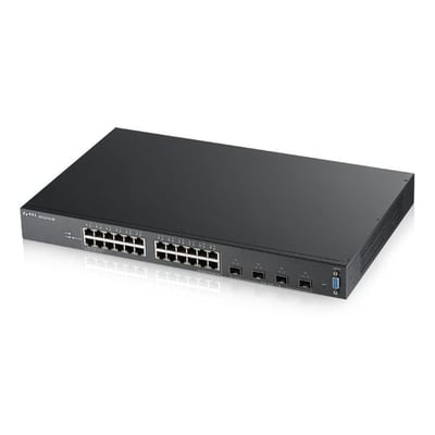 Switch Gerido Zyxel XGS2210-28 L2 Gigabit Ethernet 24 Portas 1U