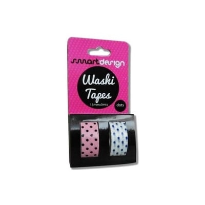 Cinta Adesiva Decorativa Washi Tape Bolitas - 2un