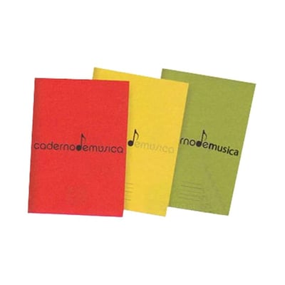 Cuaderno de Música A4 20 Hojas - Colores Surtidos
