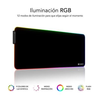 Tapete de Rato Subblim LED RGB Premium XL