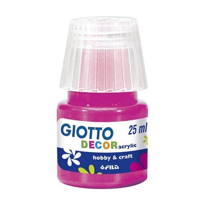 Tinta Acrílica Giotto Decor 25ml Magenta - Pack 6