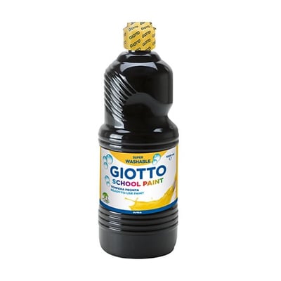 Gouache Líquido Giotto Escolar 1L - Negro