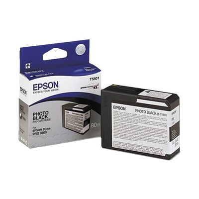 Cartucho de tinta Original Epson T5801 Negro Photo