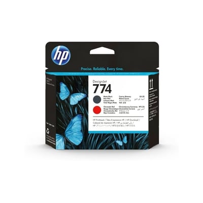 Cabezal de impresión HP 774 Negro / Rojo