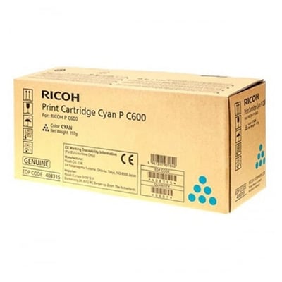 Toner Original Ricoh P C600 Ciano