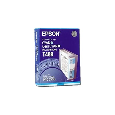 Cartucho de tinta Original Epson T489 Cian claro
