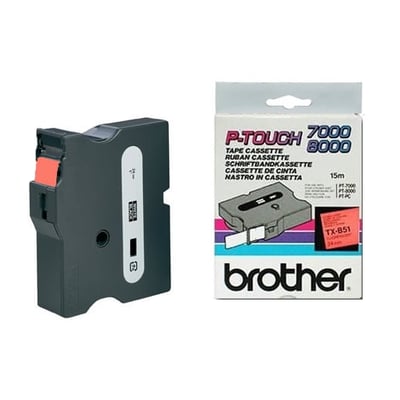 Fita Grav. Orig. Brother 24mm Fluor./Laranja/Preto