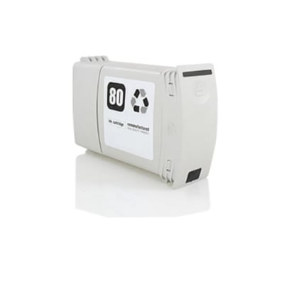 Tinteiro Compatível HP 80 350ml Preto