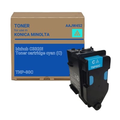 Toner Original Konica Minolta C3320i TNP-80 C