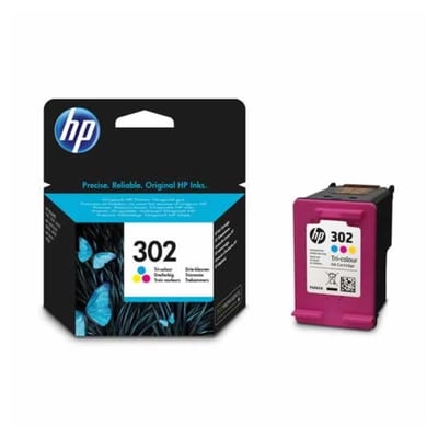 Tinteiro Original HP 302 (F6U65A) Tri-color