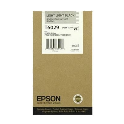 Cartucho de tinta Original Epson T6029 Gris Claro