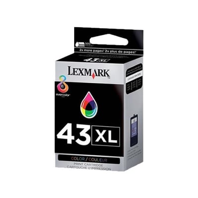 Cartucho de tinta Original Lexmark 43 XL (18YX143E) Color
