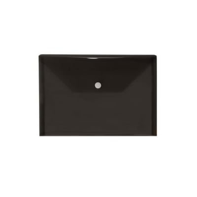 Sobre de Plástico A5 con Mola Negro - Pack 12