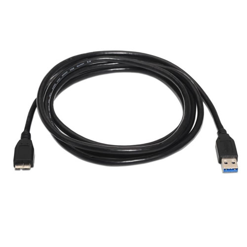 Cabo USB 3.0 A Macho para Micro B Macho - 1mt