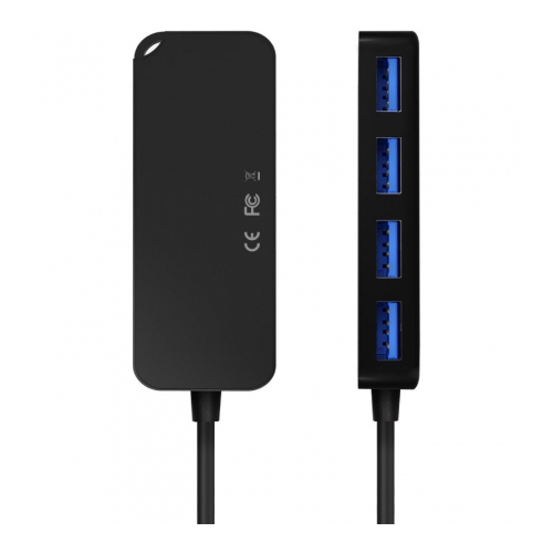 Hub USB Tipo-C Aisens 4xUSB