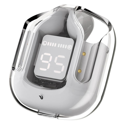 Auriculares Bluetooth Acefast Crystal T06 - Branco