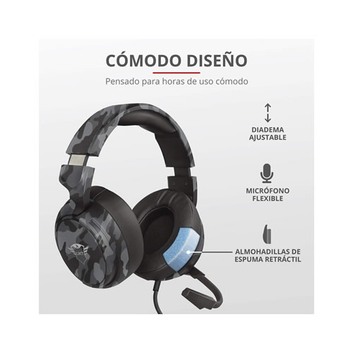 Auscultadores Gaming GXT 433K Trust