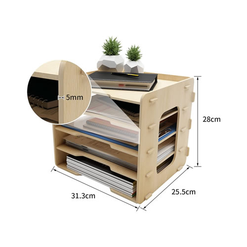 Tabuleiro organizador de escritório