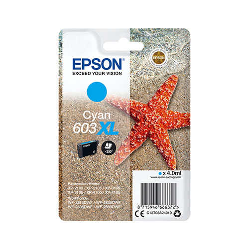 Tinteiro Original Epson 603 XL Ciano