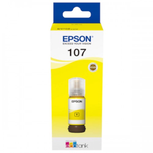 Tinteiro Original Epson 107 - Amarelo