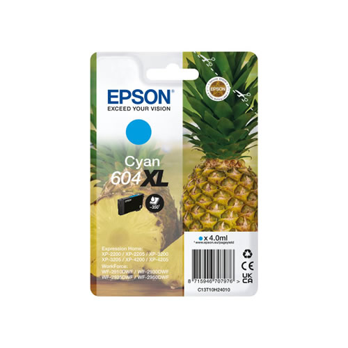 Tinteiro Original Epson 604 XL Ciano