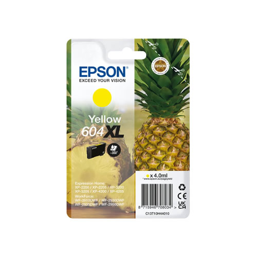 Tinteiro Original Epson 604 XL Amarelo