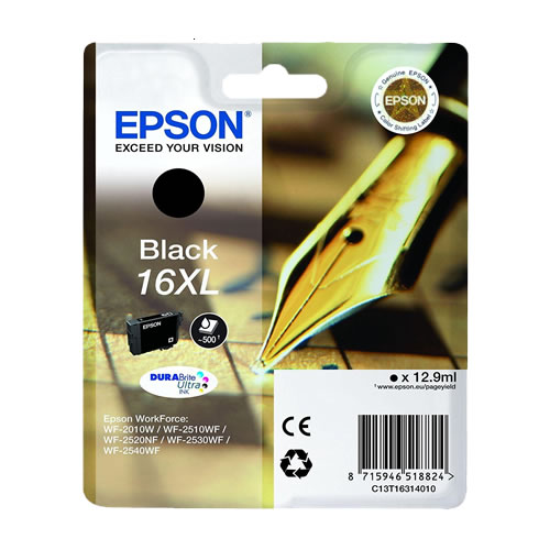 Tinteiro Original Epson 16 XL Preto