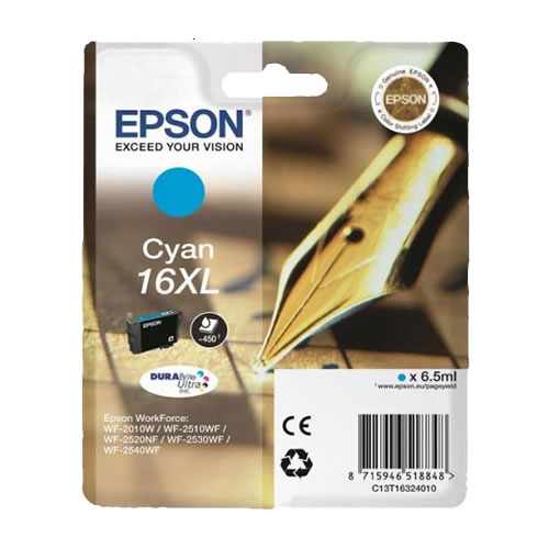 Tinteiro Original Epson 16 XL Ciano