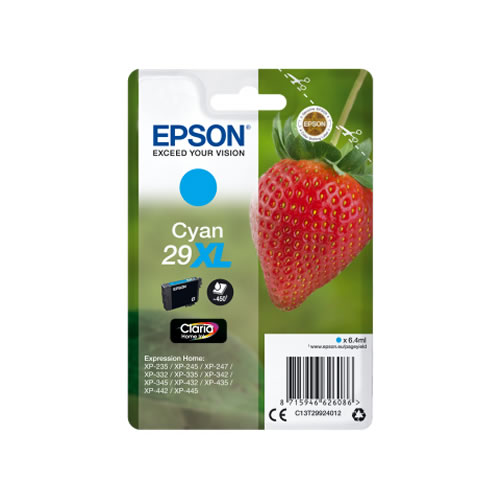 Tinteiro Original Epson 29 XL Ciano