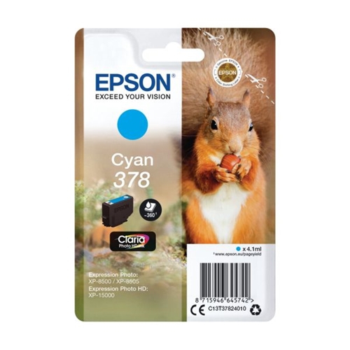 Tinteiro Original Epson 378 Ciano