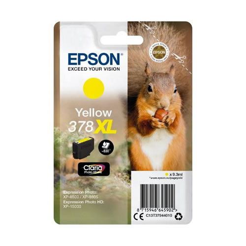 Tinteiro Original Epson 378 XL Amarelo