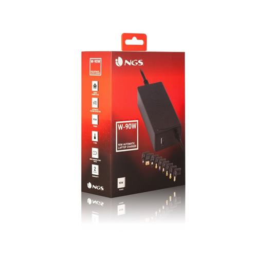 Carregador de Portátil Universal NGS W-90W c/USB