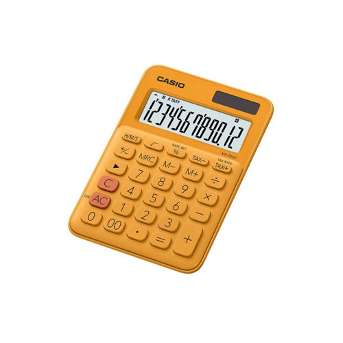 Calculadora de Secretária Casio MS-20UC Laranja
