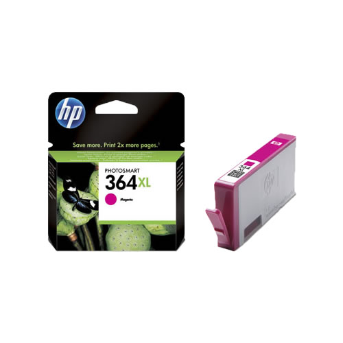 Tinteiro Original HP 364 XL (CB324E) Magenta 