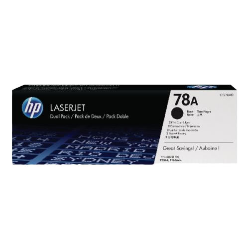 Toner Original HP CE278A Preto Pack Duplo