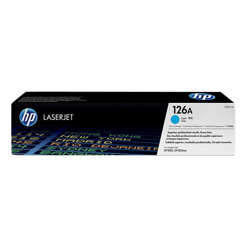 Toner Original HP CE311A (126A) Ciano