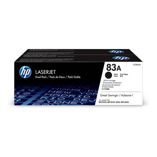Toner Original HP CF283A Preto Pack Duplo