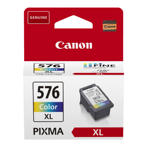 Tinteiro Original Canon CL-576 XL Cores