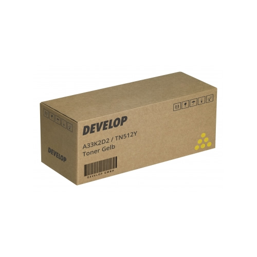 Toner Original Develop + 454 /554 (TN512) Amarelo