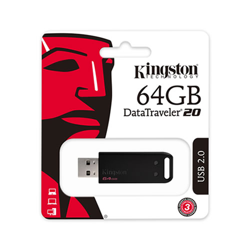 Pen Drive Kingston DataTraveler 20 64GB USB 2.0
